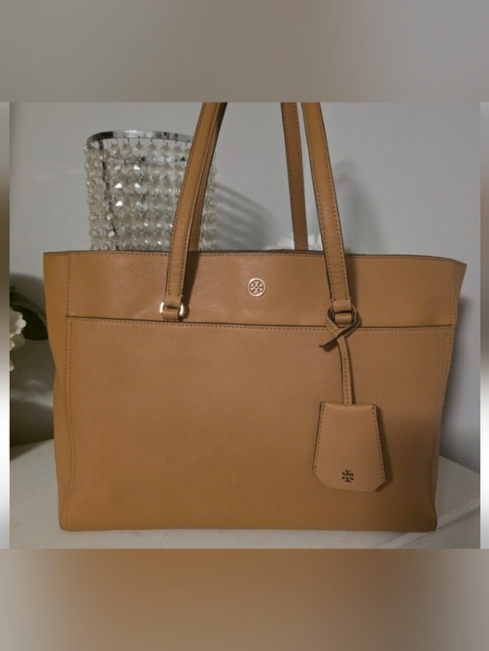 Tory Burch Tan Leather Tote